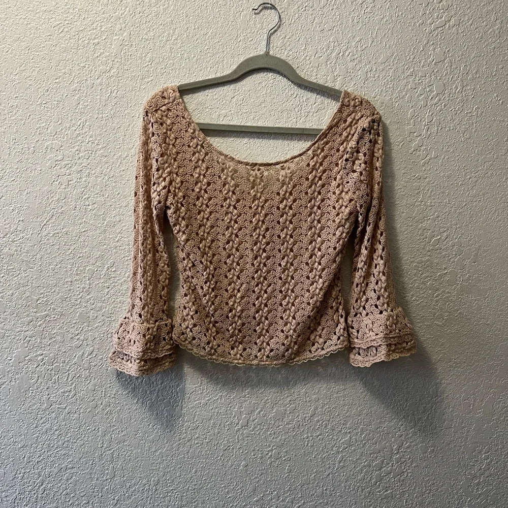 Free People Crochet Lace Top - Picture 4 of 8